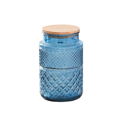 Square Glass Storage Jar