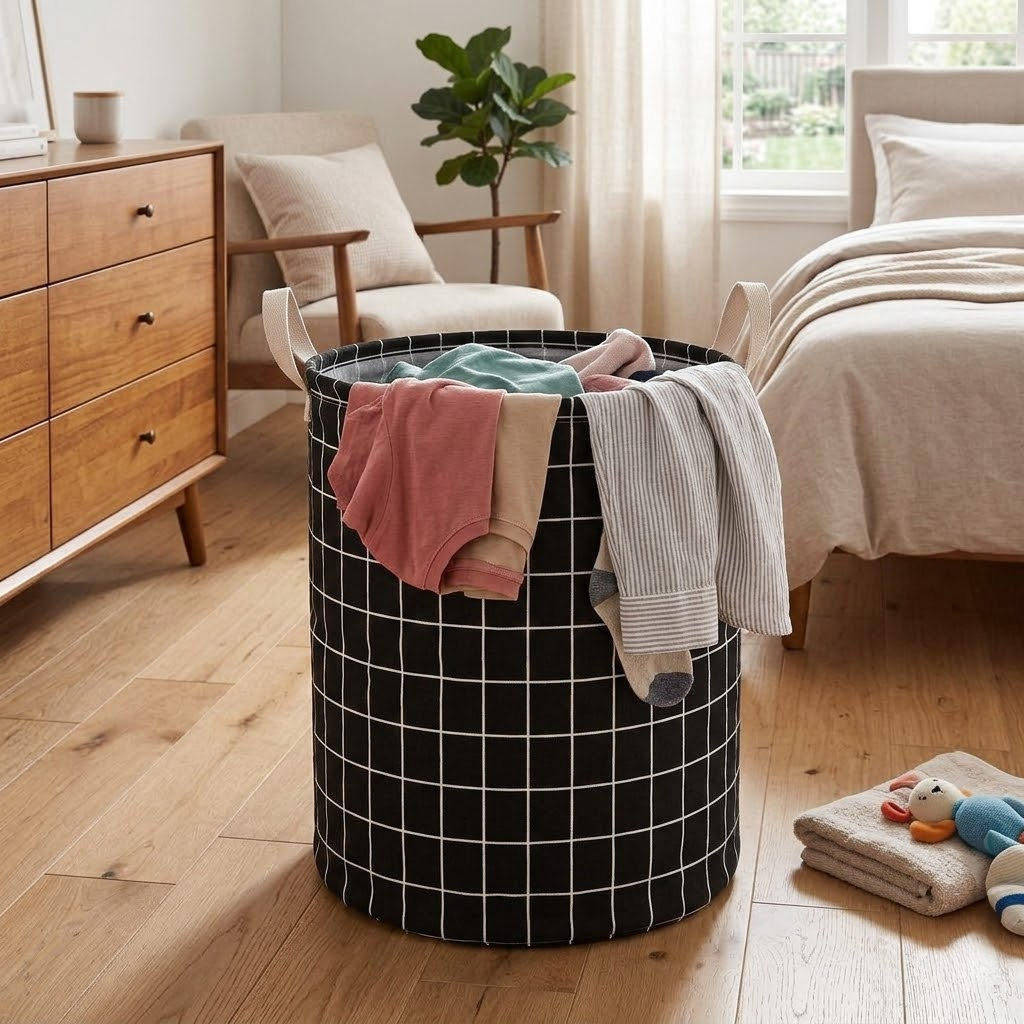 Minimalist Foldable Laundry Basket
