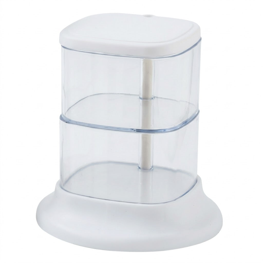 Rotating Transparent Cosmetic Organize