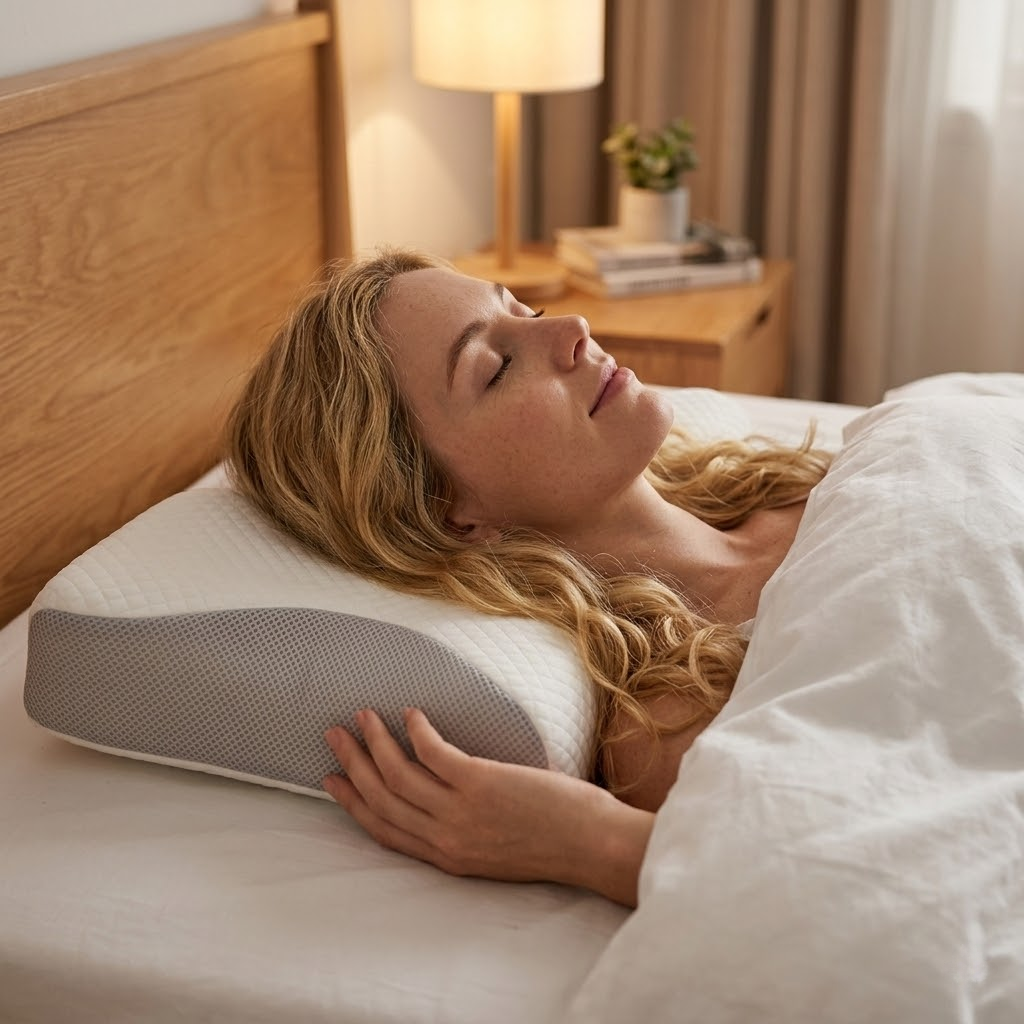 Ergonomic Memory Foam Butterfly Pillow