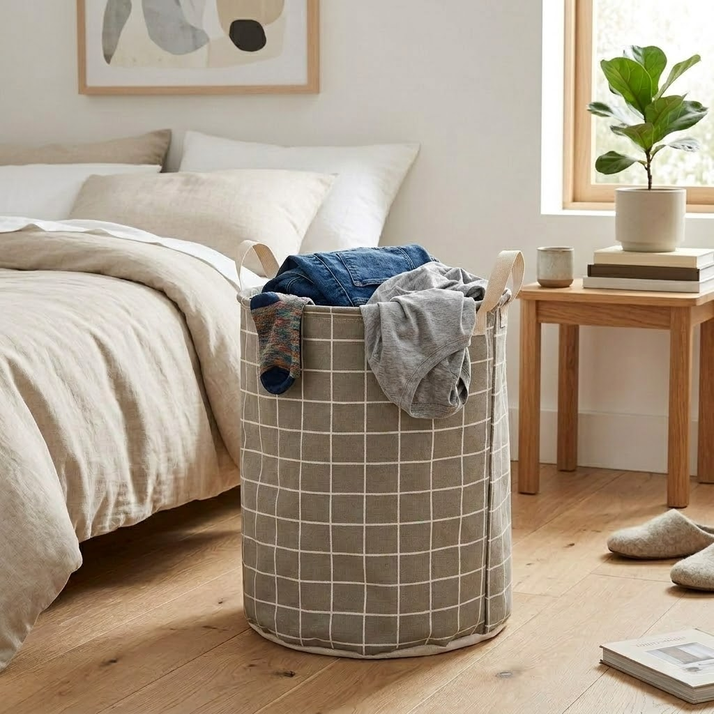 Minimalist Foldable Laundry Basket