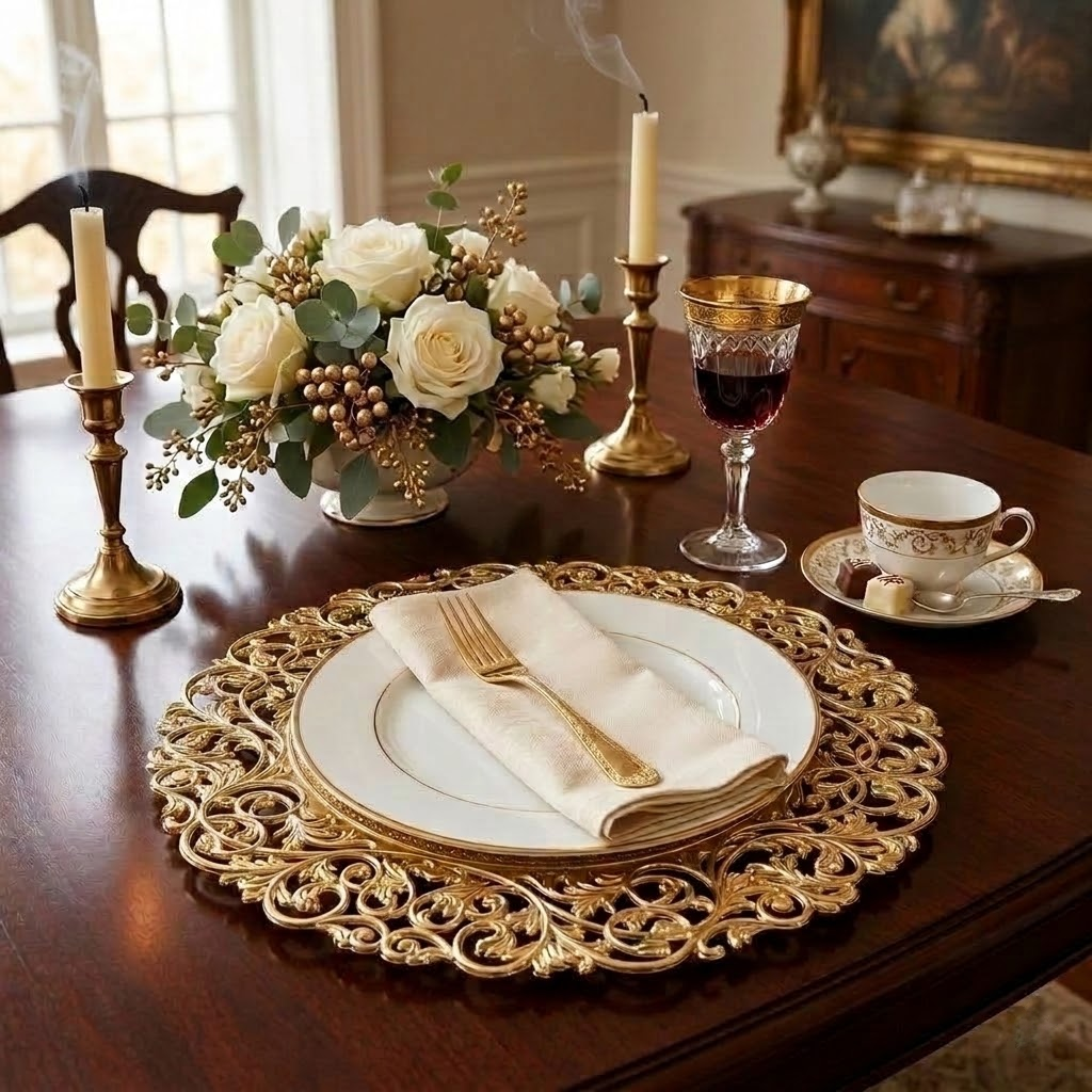 Vintage Decorative Charger Plate