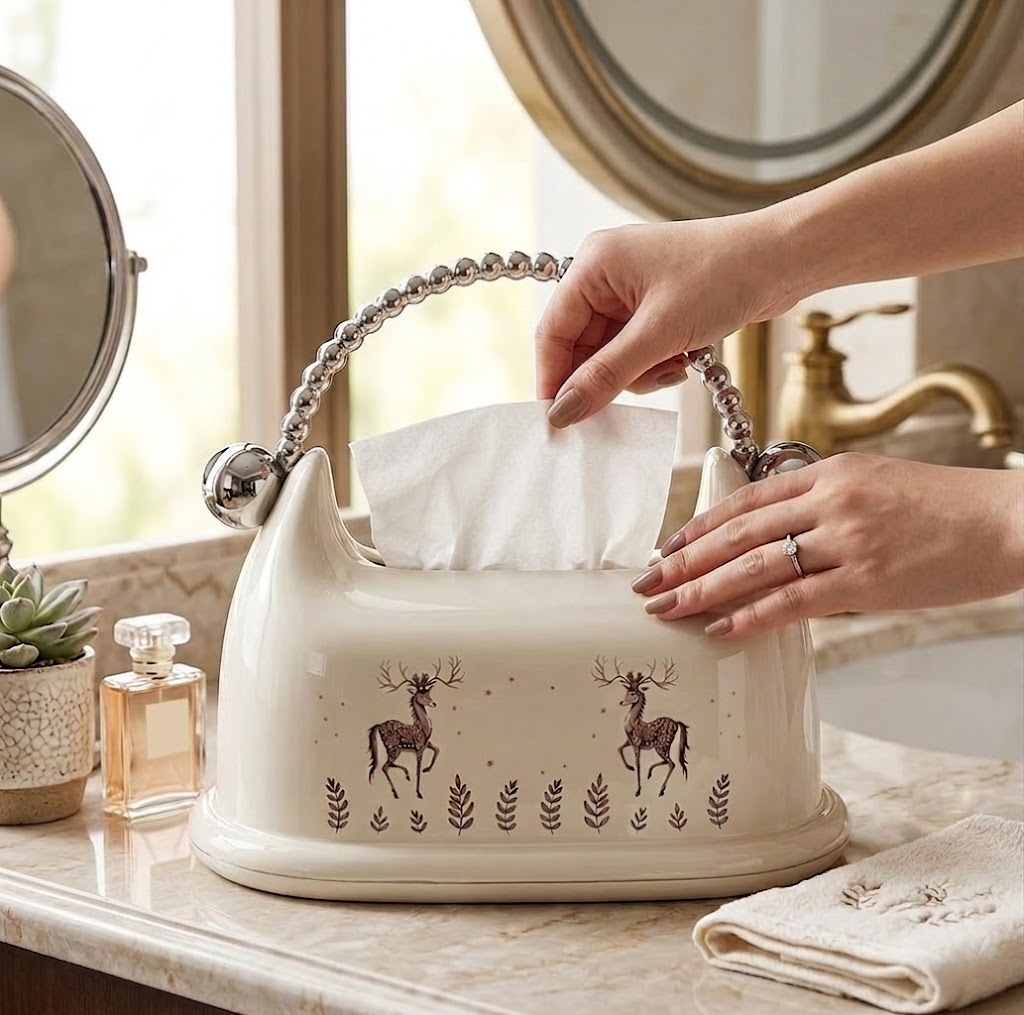 Portable Luxury Tissue Box